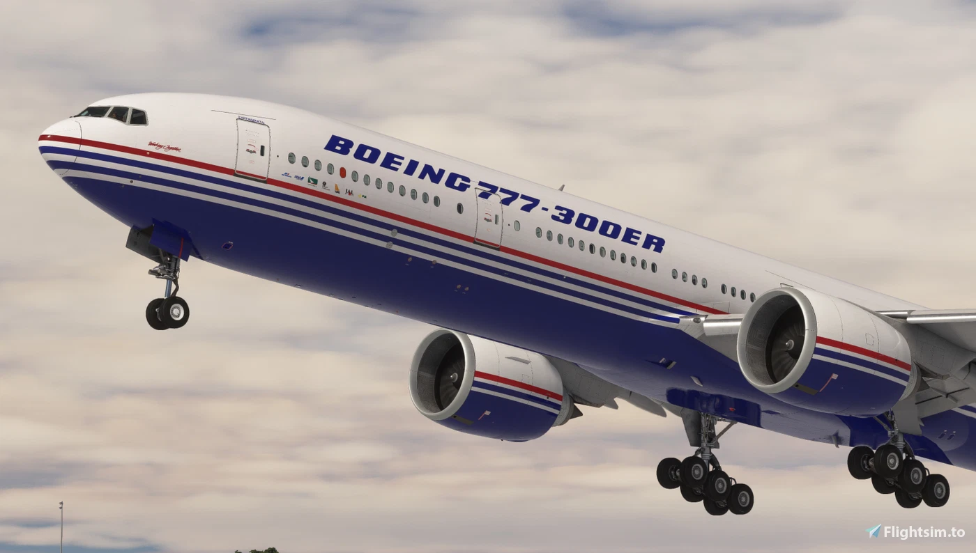 PMDG 777-300ER Boeing House Colors | N5016R (Fictional) | 8K 对于 ...