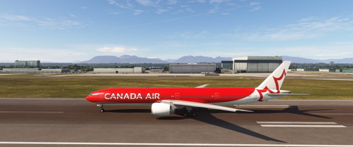 PMDG 777-300ER Canada Air Virtual (C-FITW Outline Classic)