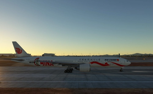 PMDG 777-300ER China (B-2043 - 2024)-国航777爱中国号彩绘涂装