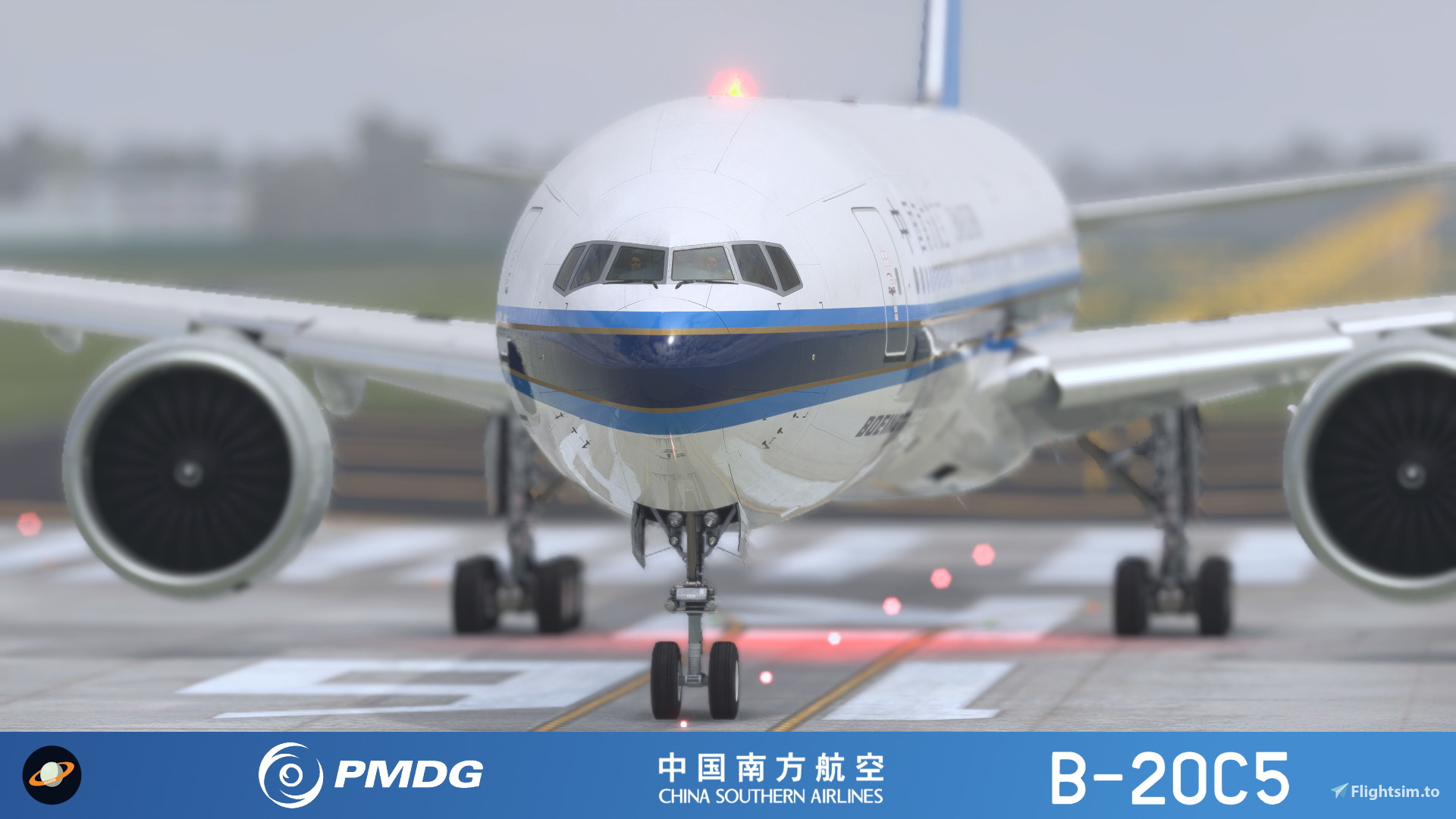 PMDG 777-300er China Southern 中国南方航空B-20C5 with cabin 8k