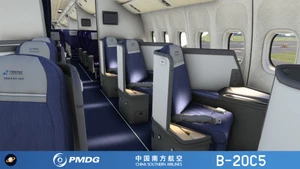 PMDG 777-300er China Southern 中国南方航空 B-20C5 with cabin 8k thumbnail 7