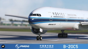 PMDG 777-300er China Southern 中国南方航空 B-20C5 with cabin 8k thumbnail 1