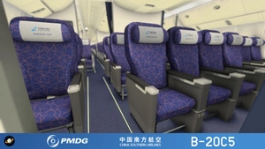 PMDG 777-300er China Southern 中国南方航空 B-20C5 with cabin 8k thumbnail 2