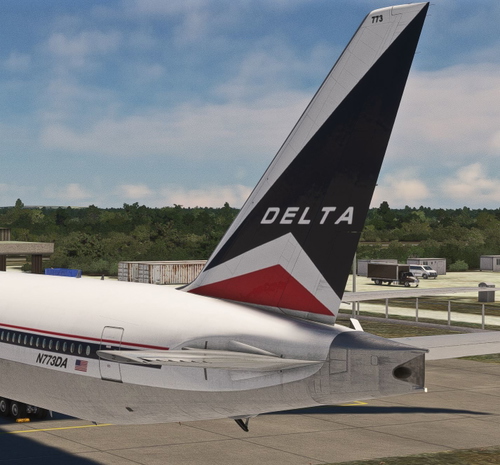 PMDG 777-300ER Delta Air Lines - Widget Livery Fictional - N773DA