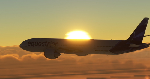 PMDG 777-300ER Equestrian Airlines Pack [W/Custom Cabin]