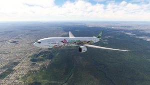 PMDG 777-300ER EVA AIR (B-16703 - 2015) "Hello Kitty Sanrio Family" thumbnail 2