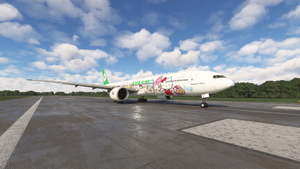 PMDG 777-300ER EVA AIR (B-16703 - 2015) "Hello Kitty Sanrio Family" thumbnail 3