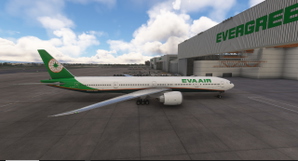 PMDG 777-300ER EVA AIR B-16739(W/Custom cabin texture) thumbnail 3