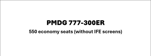 PMDG 777-300ER FULL ECONOMY CLASS CONF (550)