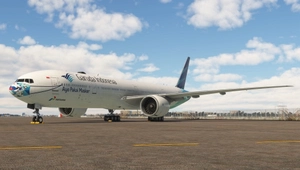 PMDG 777-300ER Garuda Indonesia ("Ayo Pakai Masker" c/s) PK-GIJ w/ Cabin thumbnail 2