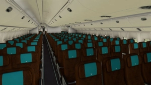 PMDG 777-300ER Garuda Indonesia ("Ayo Pakai Masker" c/s) PK-GIJ w/ Cabin thumbnail 13