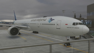 PMDG 777-300ER Garuda Indonesia PK-GIA w/ Cabin thumbnail 1