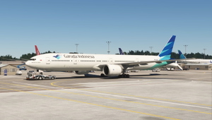 PMDG 777-300ER Garuda Indonesia PK-GIA w/ Cabin thumbnail 4