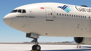 PMDG 777-300ER Garuda Indonesia PK-GIC w/ Cabin thumbnail 4