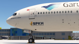 PMDG 777-300ER Garuda Indonesia PK-GIC w/ Cabin thumbnail 7