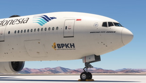 PMDG 777-300ER Garuda Indonesia PK-GIC w/ Cabin thumbnail 8