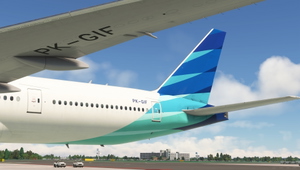 PMDG 777-300ER Garuda Indonesia PK-GIF w/ Cabin thumbnail 5