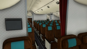 PMDG 777-300ER Garuda Indonesia PK-GIF w/ Cabin thumbnail 11