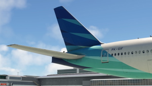 PMDG 777-300ER Garuda Indonesia PK-GIF w/ Cabin thumbnail 3