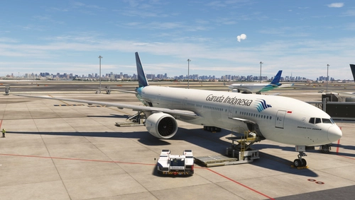 PMDG 777-300ER Garuda Indonesia PK-GIH w/ Cabin