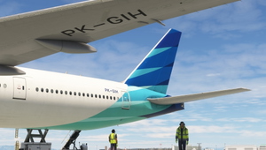 PMDG 777-300ER Garuda Indonesia PK-GIH w/ Cabin thumbnail 4