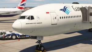 PMDG 777-300ER Garuda Indonesia PK-GIH w/ Cabin thumbnail 8