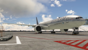 PMDG 777-300ER Garuda Indonesia PK-GII (SkyTeam c/s) w/ Cabin thumbnail 2