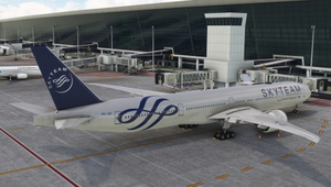 PMDG 777-300ER Garuda Indonesia PK-GII (SkyTeam c/s) w/ Cabin thumbnail 7