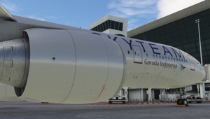 PMDG 777-300ER Garuda Indonesia PK-GII (SkyTeam c/s) w/ Cabin thumbnail 8
