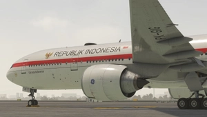 PMDG 777-300ER Garuda Indonesia ("Republik Indonesia" c/s) PK-GIG w/ Cabin thumbnail 4