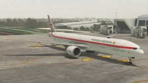PMDG 777-300ER Garuda Indonesia ("Republik Indonesia" c/s) PK-GIG w/ Cabin thumbnail 6