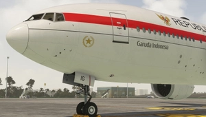 PMDG 777-300ER Garuda Indonesia ("Republik Indonesia" c/s) PK-GIG w/ Cabin thumbnail 7