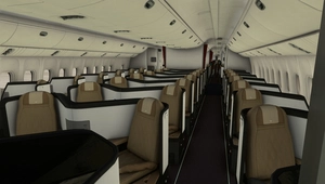 PMDG 777-300ER Garuda Indonesia ("Republik Indonesia" c/s) PK-GIG w/ Cabin thumbnail 10