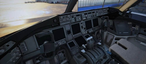 PMDG 777-300ER Gray Cockpit Panels