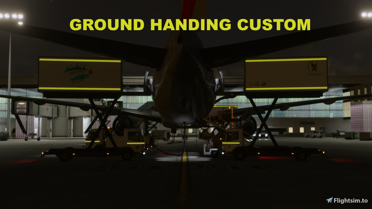 [PMDG 777-300ER] Ground Handling Custom (PMDG) для Microsoft Flight ...