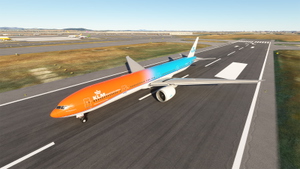 PMDG 777-300ER KLM Royal Dutch Airlines PH-BVA(Orange Pride)2019 W/Cabin thumbnail 6