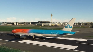 PMDG 777-300ER KLM Royal Dutch Airlines PH-BVA(Orange Pride)2019 W/Cabin thumbnail 5