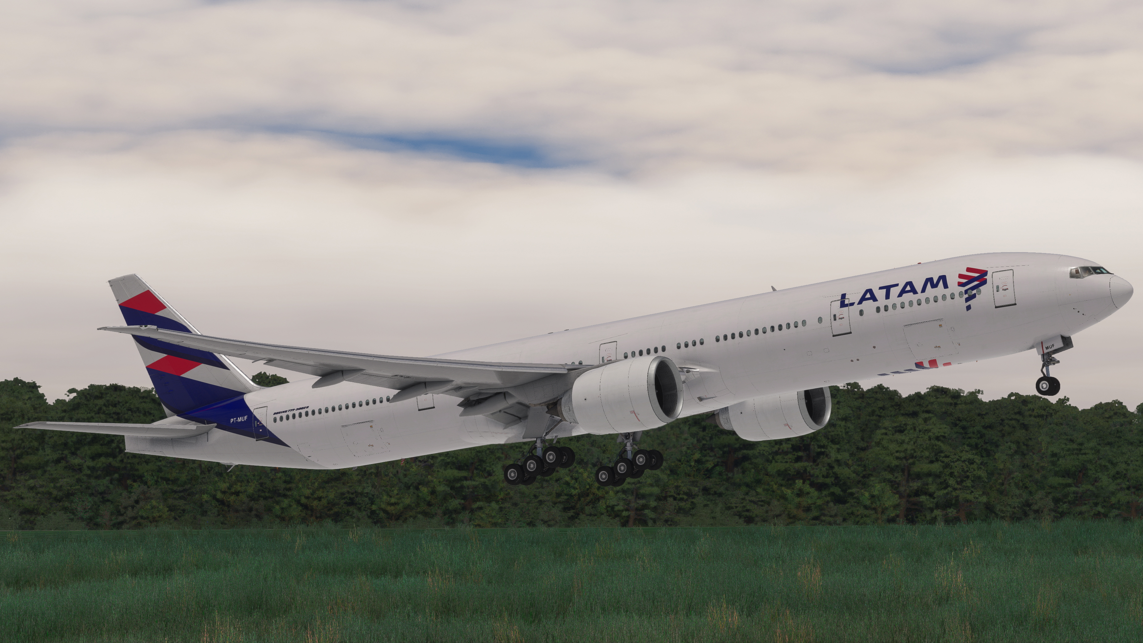 PMDG 777-300ER LATAM Airlines | PT-MUF | W/cabin | 8K - Image 1