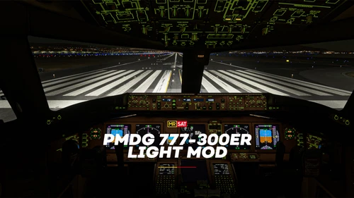 [MRSAT] PMDG 777-300ER Lights Mod