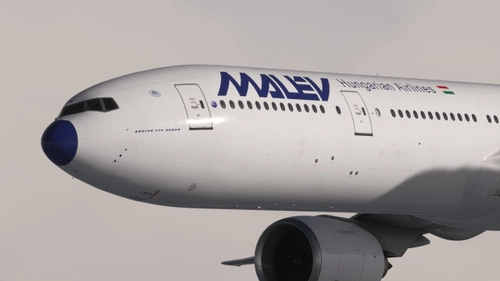 PMDG 777-300ER Malev Fictional Livery (incl. Cabin)