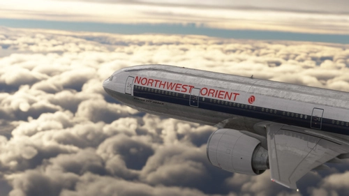 PMDG 777-300ER Northwest Orient "Thermometer" (N159US) [Fictional]