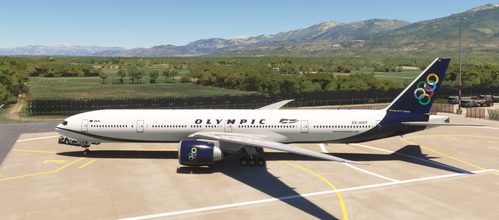 PMDG 777-300ER Olympic Air  Fictional (SX-HOT) 8K 