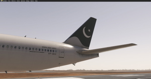 PMDG 777-300ER PIA AP-BHV (Dirty)  Eurowhite (w/CABIN) | By PIA VIRTUAL thumbnail 3