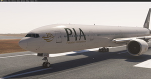 PMDG 777-300ER PIA AP-BHV (Dirty)  Eurowhite (w/CABIN) | By PIA VIRTUAL thumbnail 2