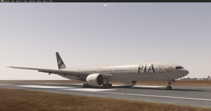 PMDG 777-300ER PIA AP-BHV (Dirty)  Eurowhite (w/CABIN) | By PIA VIRTUAL thumbnail 1