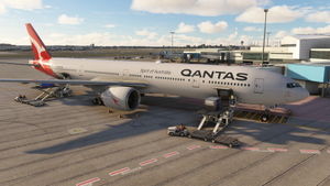 PMDG 777-300ER Qantas 2016 VH-OGA with Cabin thumbnail 5