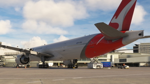 PMDG 777-300ER Qantas 2016 VH-OGA with Cabin thumbnail 8