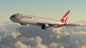 PMDG 777-300ER Qantas 2016 VH-OGA with Cabin thumbnail 9