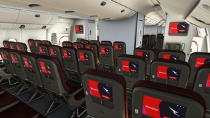 PMDG 777-300ER Qantas 2016 VH-OGA with Cabin thumbnail 6