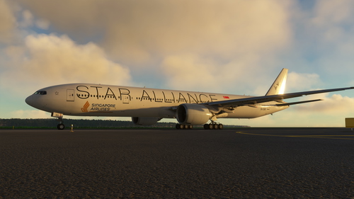 PMDG 777-300ER Singapore Airlines (9V-SWI) Star Alliance
